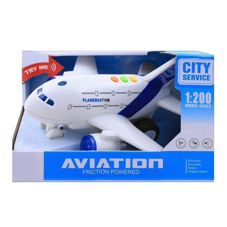 طائرة مع صوت و اضواء